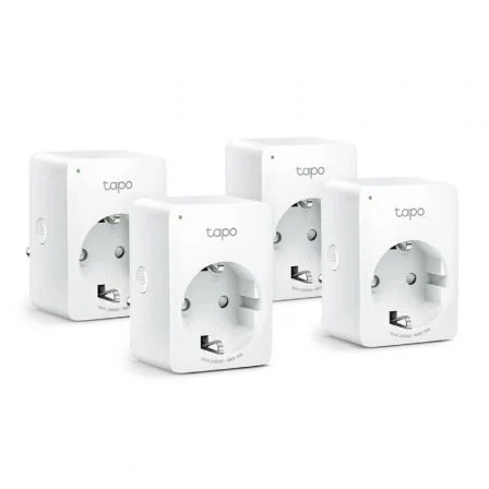TP-Link Tapo P100 Pack de 4 Enchufes Inteligentes Wi-Fi